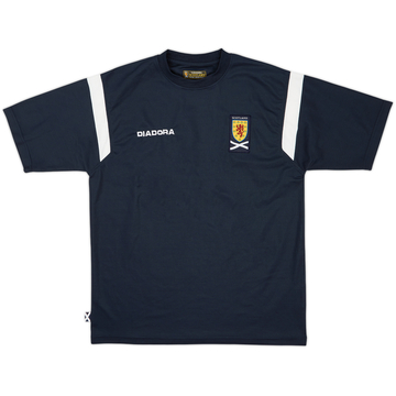 2008-09 Scotland Diadora Training Shirt - 8/10 - (S)