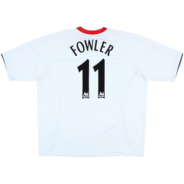 2005-06 Liverpool Away Shirt Fowler #11 - 9/10 - (XXL)