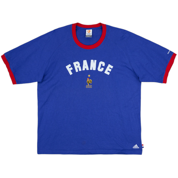2004-05 France adidas Euros Tee - 9/10 - (XL)