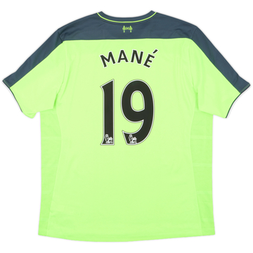 2016-17 Liverpool Third Shirt Mane #19 - 7/10 - (XL)