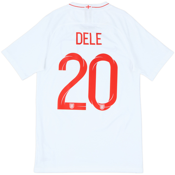 2018-19 England Home Shirt Dele #20 - 7/10 - (S)