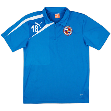 2011-12 Reading Player Issue Puma 1/4 Zip Polo Shirt #18 - 10/10 - (M)