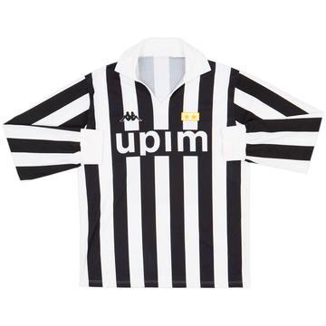 1991-92 Juventus Basic Home L/S Shirt #11 - 7/10 - (L)
