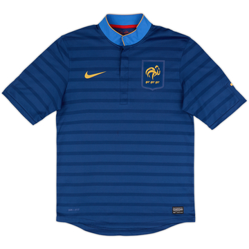 2012-13 France Authentic Home Shirt - 8/10 - (S)