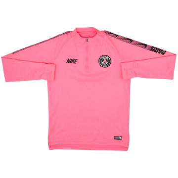 2019-20 Paris Saint-Germain Nike 1/4 Zip Drill Top - 8/10 - (S)
