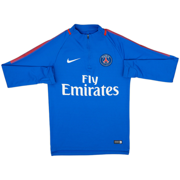 2018-19 Paris Saint-Germain Nike 1/4 Zip Drill Top - 8/10 - (S)