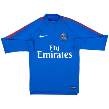 2018-19 Paris Saint-Germain Nike 1/4 Zip Drill Top - 8/10 - (S)