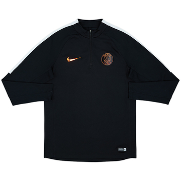 2016-17 Paris Saint-Germain Nike 1/4 Zip Drill Top - 8/10 - (M)