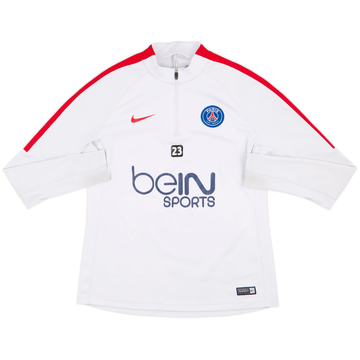 2016-17 Paris Saint-Germain Player Issue Nike 1/4 Zip Drill Top #23 - 6/10 - (M)