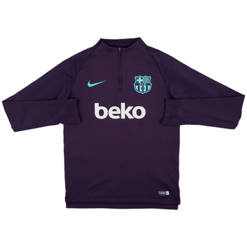 2018-19 Barcelona Nike 1/4 Zip Drill Top - 7/10 - (S)