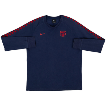 2019-20 Barcelona Nike Sweat Top - 8/10 - (L)