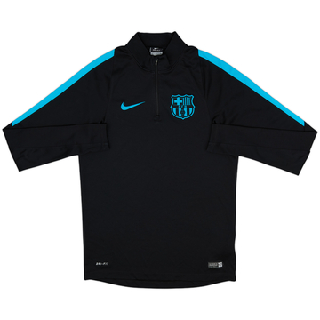 2015-16 Barcelona Nike 1/4 Zip Drill Top - 9/10 - (S)