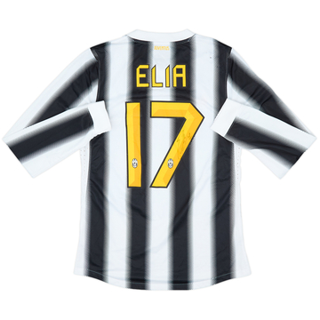 2011-12 Juventus Match Issue Signed Home L/S Shirt Elia #17