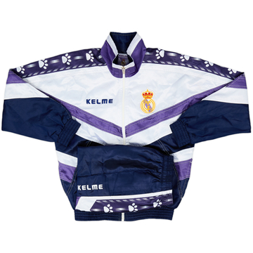 1994-96 Real Madrid Kelme Full Tracksuit - 10/10 - (L.Boys)