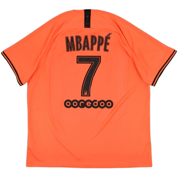2019-20 Paris Saint-Germain Away Shirt Mbappe #7 - 8/10 - (XXL)