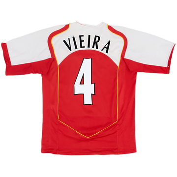 2004-05 Arsenal Home Shirt Vieira #4 - 5/10 - (M)