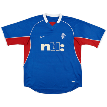 2001-02 Rangers Home Shirt - 8/10 - (L)