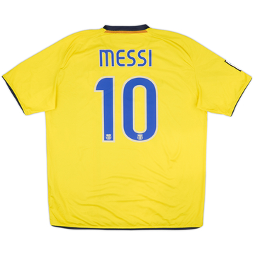 2008-10 Barcelona Away Shirt Messi #10 - 6/10 - (XL)