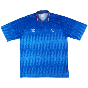 1989-91 Chelsea Home Shirt - 8/10 - (L)