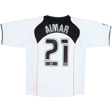 2004-05 Valencia Home Shirt Aimar #21 - 8/10 - (M)