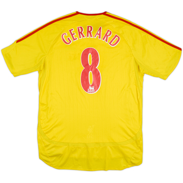 2006-07 Liverpool Away Shirt Gerrard #8 - 5/10 - (M)