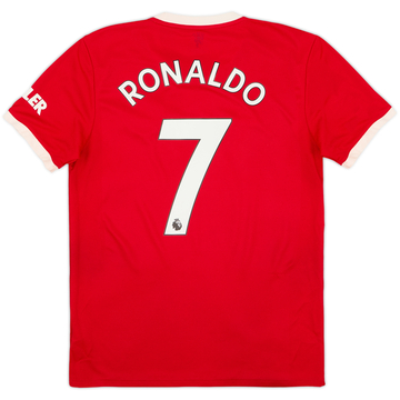 2021-22 Manchester United Home Shirt Ronaldo #7 - 5/10 - (M)