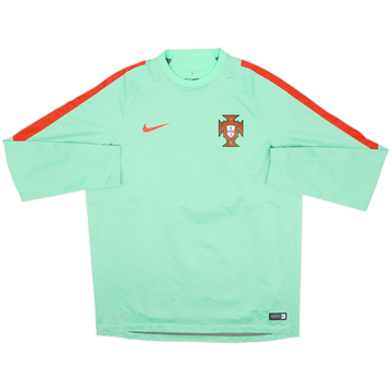 2016-17 Portugal Nike Player Issue Sweat Top - 10/10 - (L)