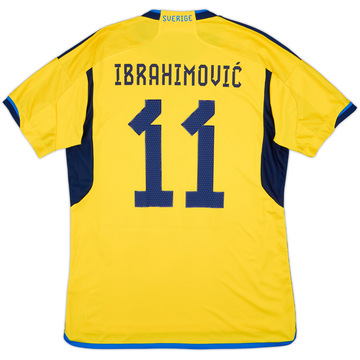 2022-23 Sweden Home Shirt Ibrahimovic #11 - 10/10 - (L)