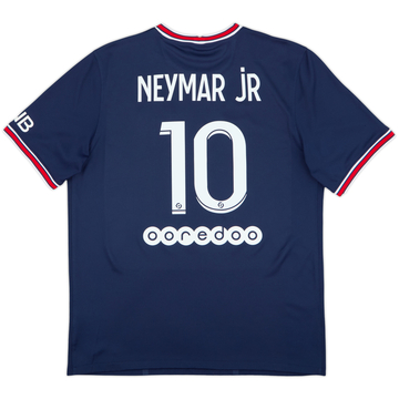 2021-22 Paris Saint-Germain Home Shirt Neymar Jr #10 - 7/10 - (L)