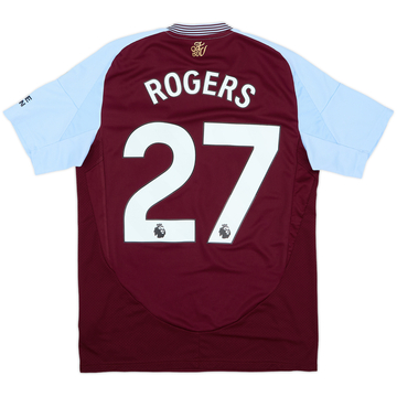 2024-25 Aston Villa Home Shirt M.Rogers #27 - 9/10 - (M)