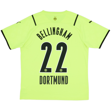 2021-22 Borussia Dortmund European Home Shirt Bellingham #22 - 8/10 - (L)