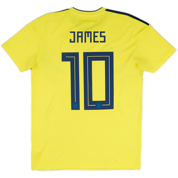 2018-19 Colombia Home Shirt James #10 - 8/10 - (S)