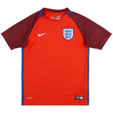 2016-17 England Away Shirt - 7/10 - (M.Boys)