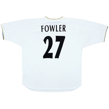 2000-02 Leeds United Home Shirt Fowler #27 - 8/10 - (XL)