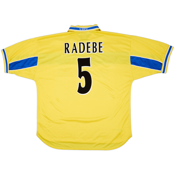 1999-00 Leeds United Third Shirt Radebe #5 - 8/10 - (XL)