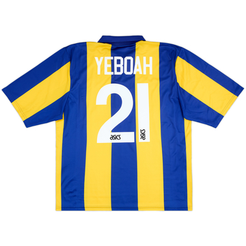 1993-95 Leeds United Away Shirt Yeboah #21 - 8/10 - (XL)