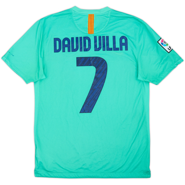 2010-11 Barcelona Away Shirt David Villa #7 - 6/10 - (M)