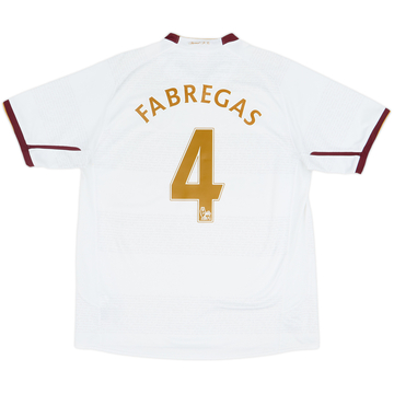 2007-08 Arsenal Away Shirt Fabregas #4 - 6/10 - (L)