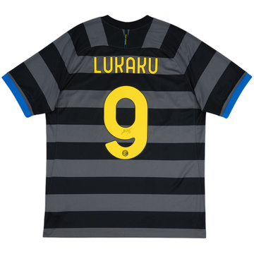 2020-21 Inter Milan Signed Third Shirt Lukaku #9 - 8/10 - (L)