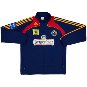 2007-08 Romania Player Issue adidas Track Jacket - 8/10 - (L/XL)