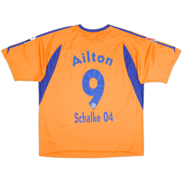 2003-05 Schalke Third Shirt Ailton #9 - 9/10 - (XL)