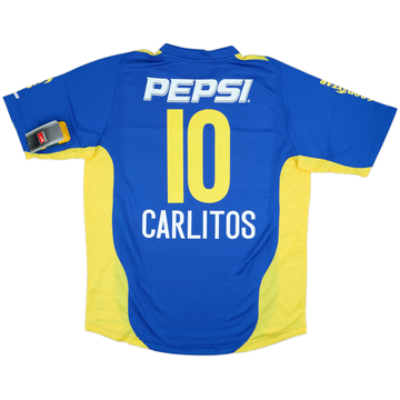2004-05 Boca Juniors Home Shirt Carlitos #10 (XL)