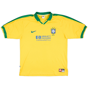1997-98 Brazil Home Shirt #17 - 6/10 - (XL)
