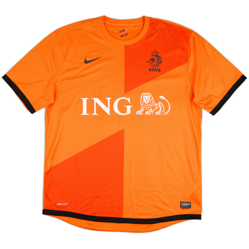 2012-13 Netherlands Match Issue Home Shirt #21