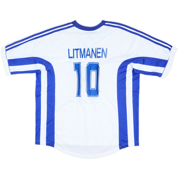 1998-00 Finland Signed Home Shirt Litmanen #10 - 7/10 - (L)