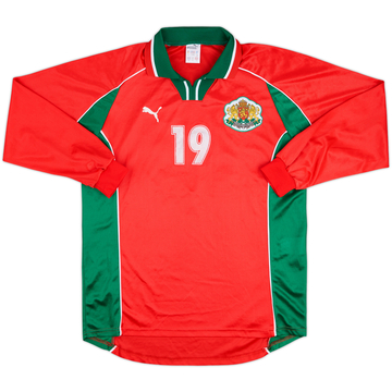 1998-00 Bulgaria Match Issue Away L/S Shirt #19