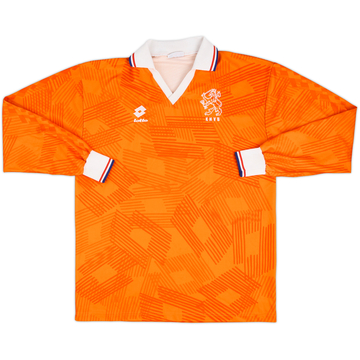 1992-94 Netherlands Match Issue Home L/S Shirt #14