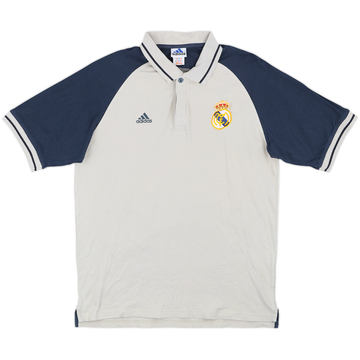 2001-02 Real Madrid adidas Polo Shirt - 9/10 - (L)