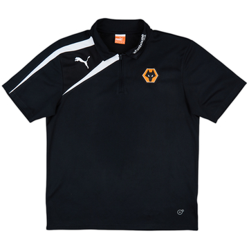 2012-13 Wolves Puma 1/4 Zip Polo Shirt - 8/10 - (XL)