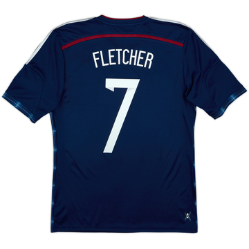 2014-15 Scotland Home Shirt Fletcher #7 - 8/10 - (M)